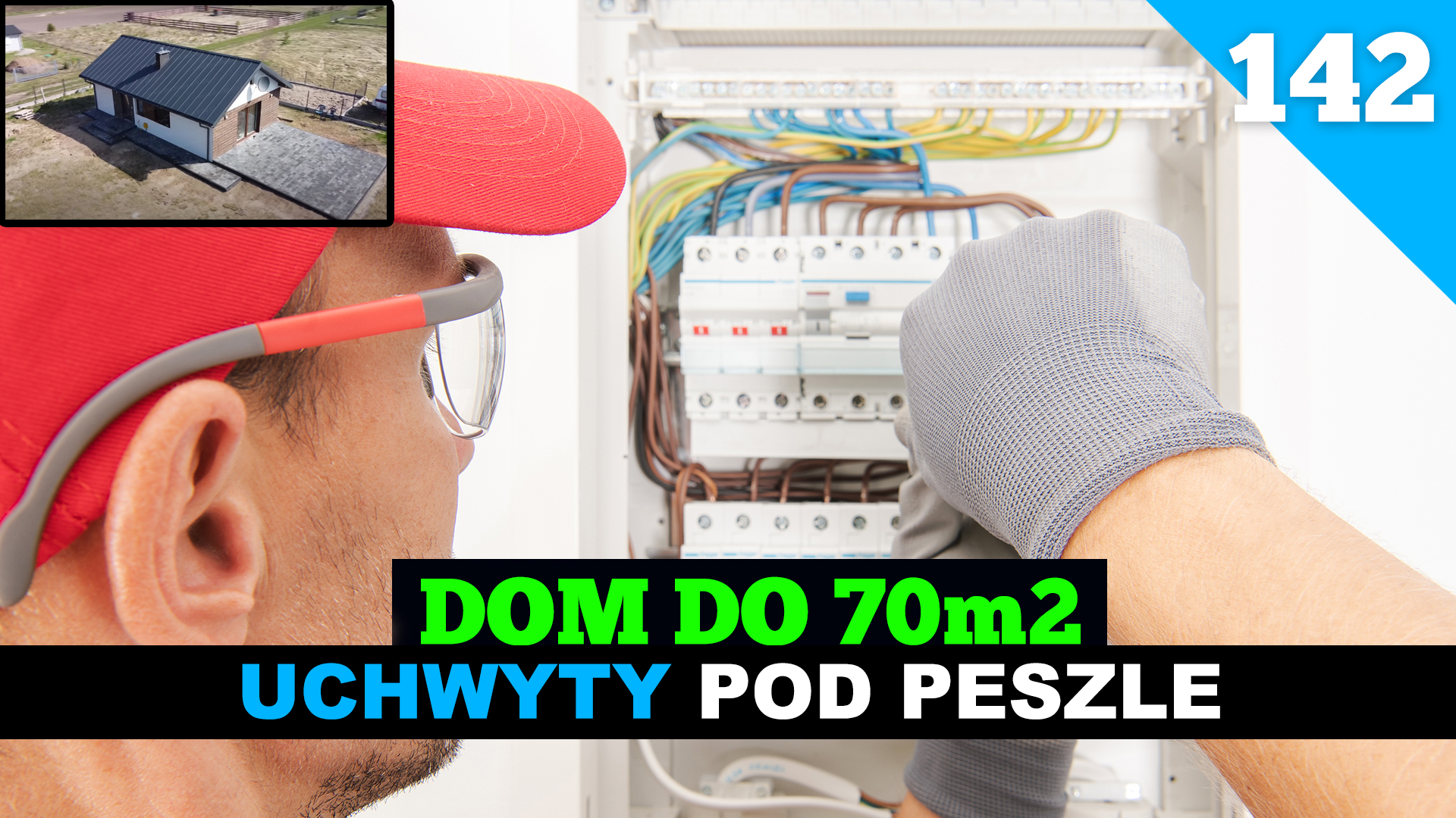 Odcinek 142 Budowa domu do 70m2 Wkręcanie uchwytów pod peszle